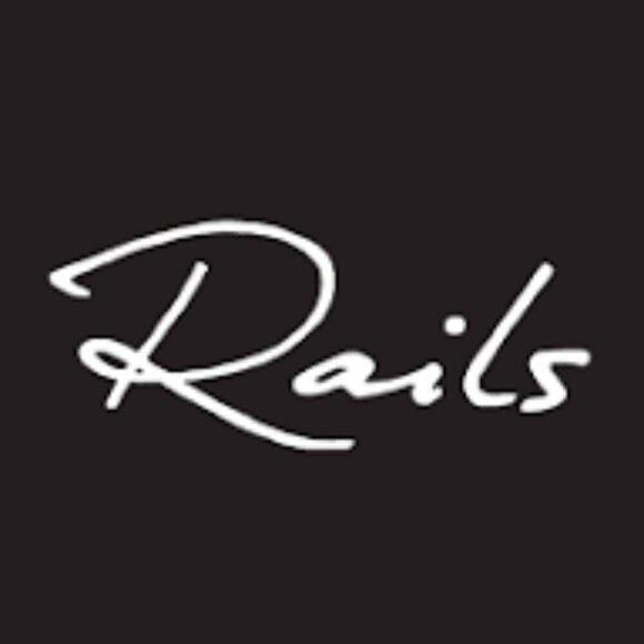 Rails Brady Powder Steel Blush Button Down Shirt Size L - Picture 2 of 8